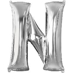 silver-foil-balloon--letter-n